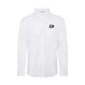 Georgia Southern Quattro Flex Dress Shirt with Semi-Spread Collar White