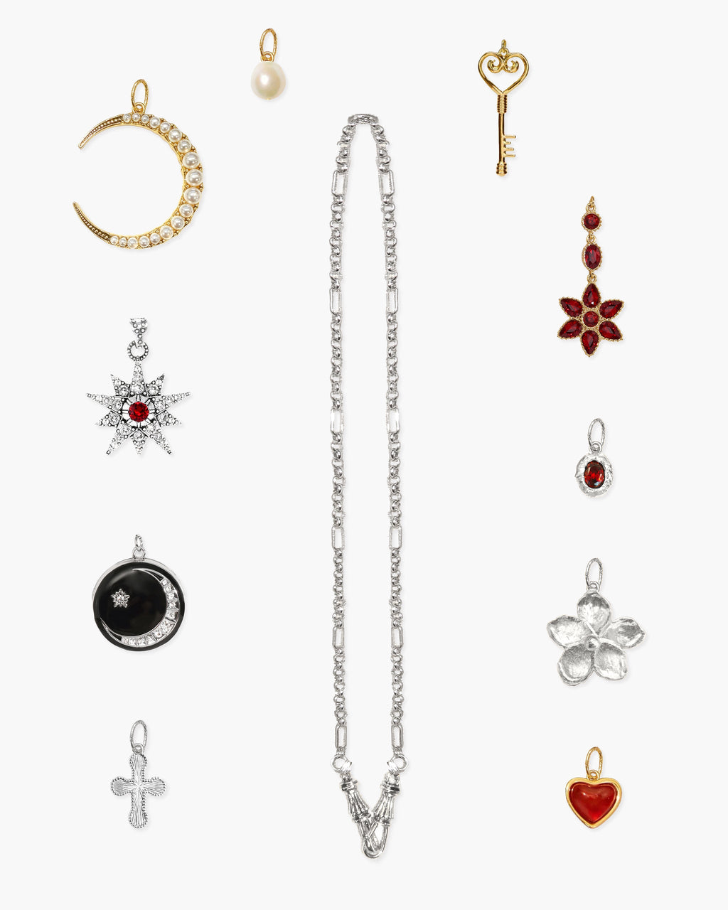 Deco Clasp Chain Necklace
