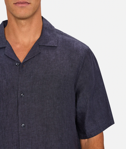 Industrie The St Martins Short Sleeve Linen Shirt