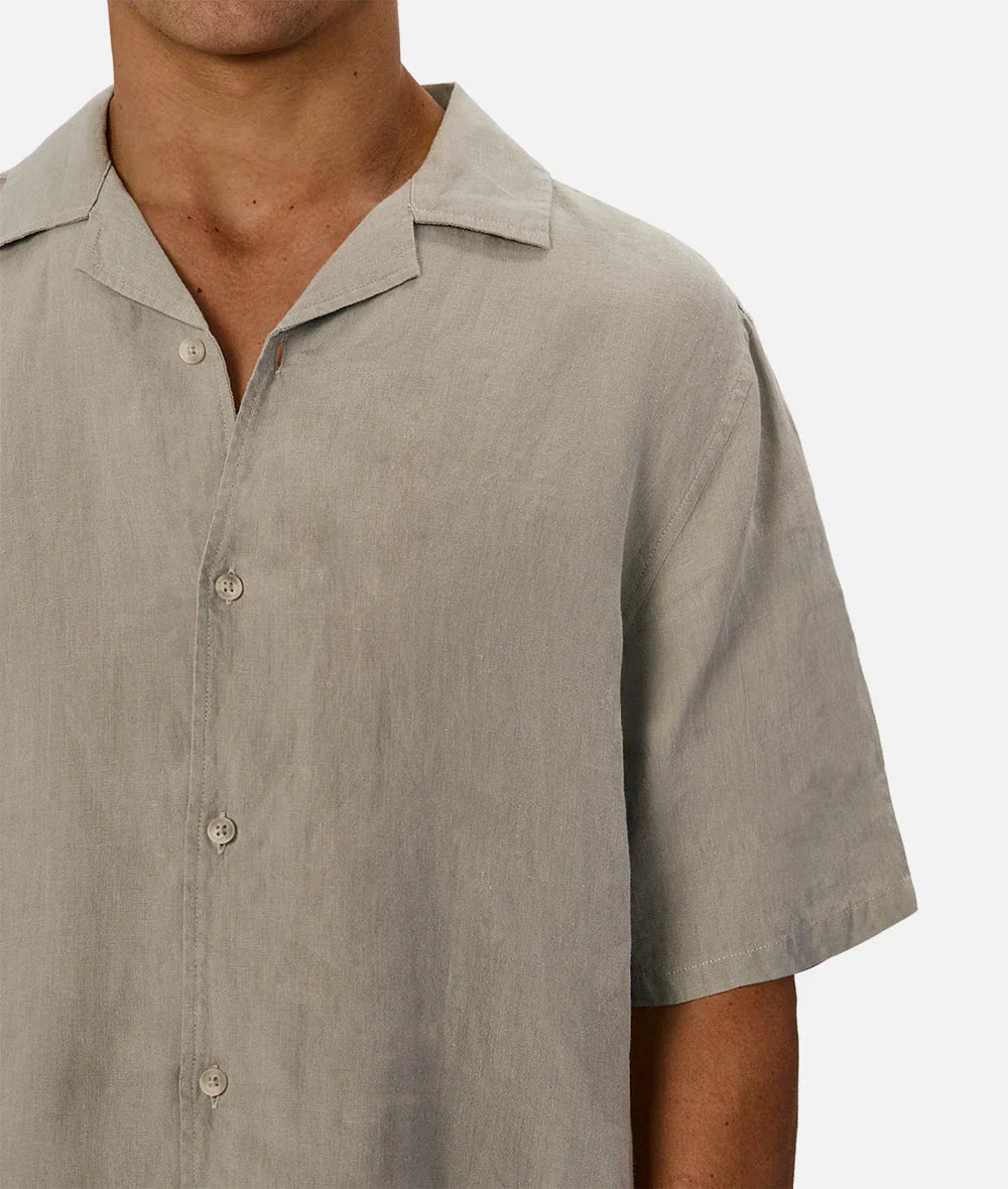 Industrie The St Martins Short Sleeve Linen Shirt