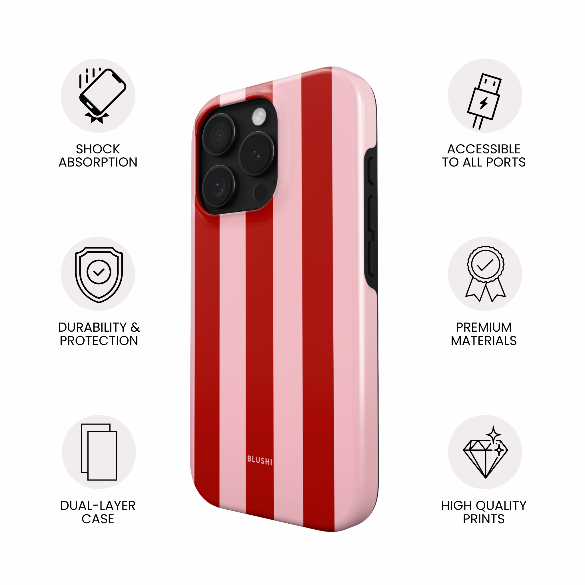Red & Pink Stripes (Magsafe)