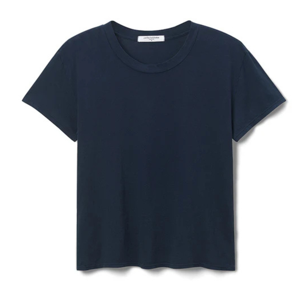 Perfect White Tee Harley Boxy Crew Tee