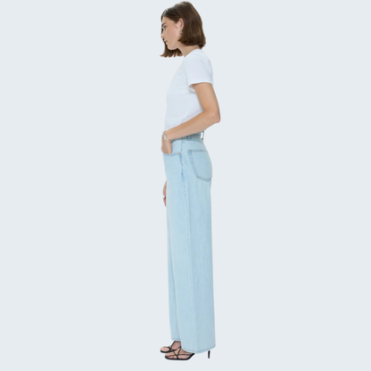 PISTOLA Tate High Rise Bowed Wide Leg Jean