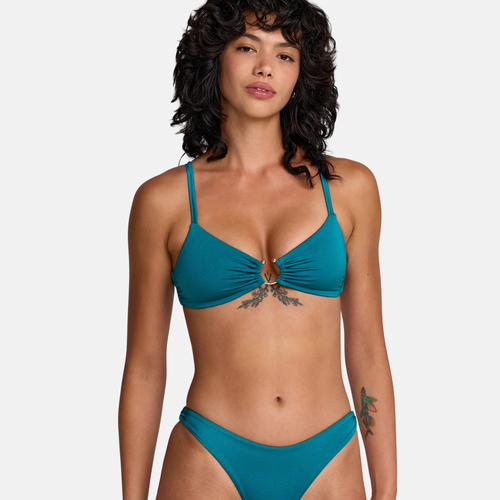 RVCA Shimmer Ring Bralette Bikini Top