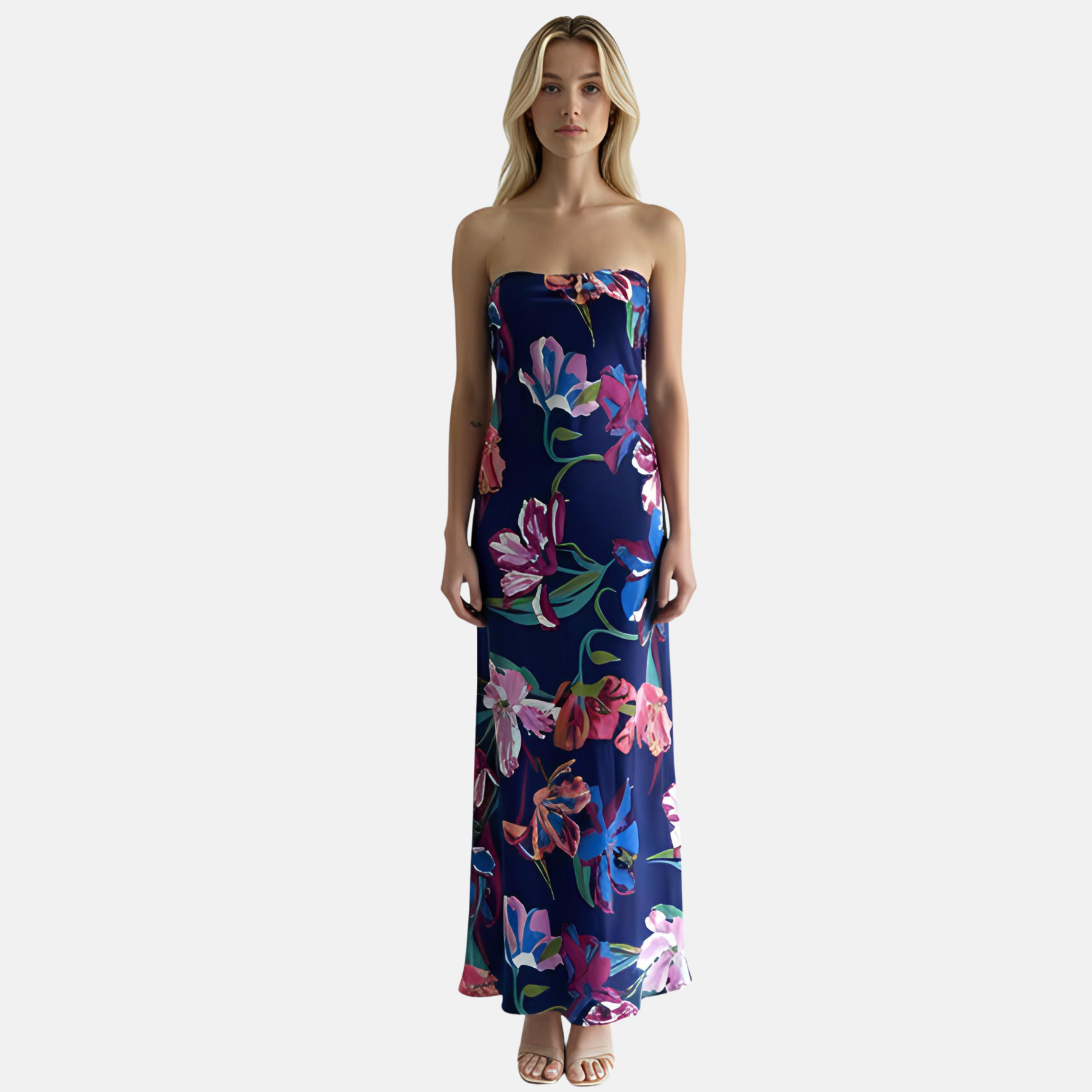 Lavender Brown Talia Maxi Dress