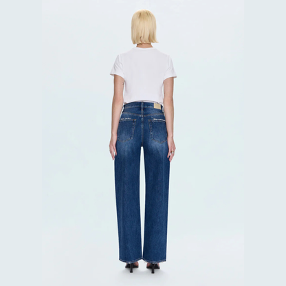 PISTOLA Tate High Rise Bowed Wide Leg Jean