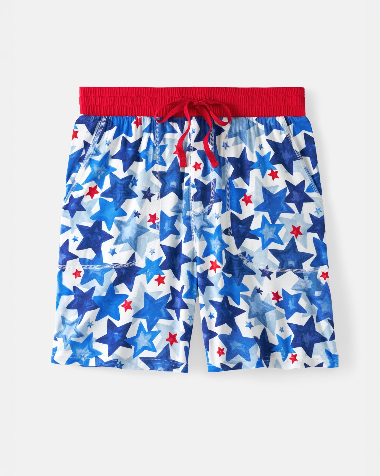 Starry Splash Men's Pajama Shorts
