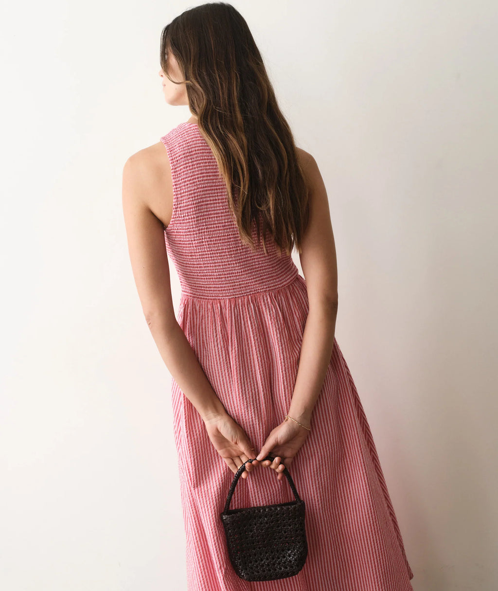 Marine Layer Darcy Seersucker Maxi Dress