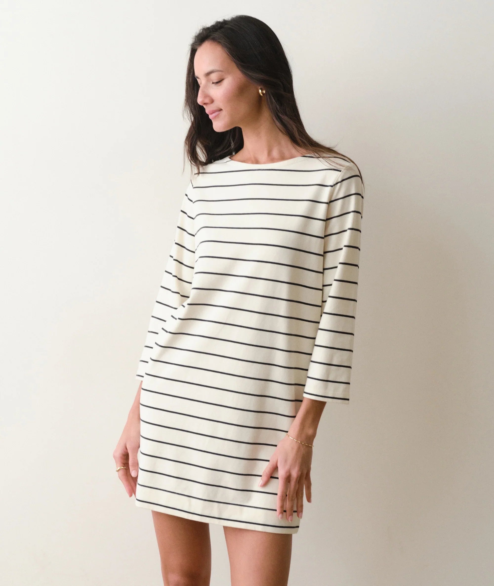 Marine Layer Luxe Sueded Mariner Dress