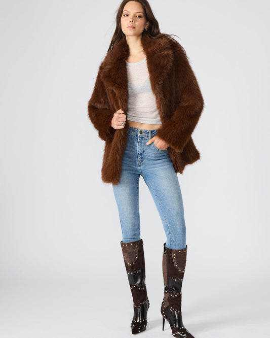 KINDRA COAT BROWN