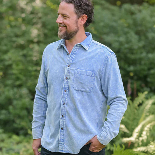One World Brothers Cape Bretton Sky Corduroy Shirt
