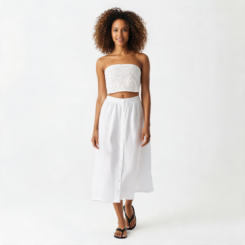 Rylie Buttoned Skirt