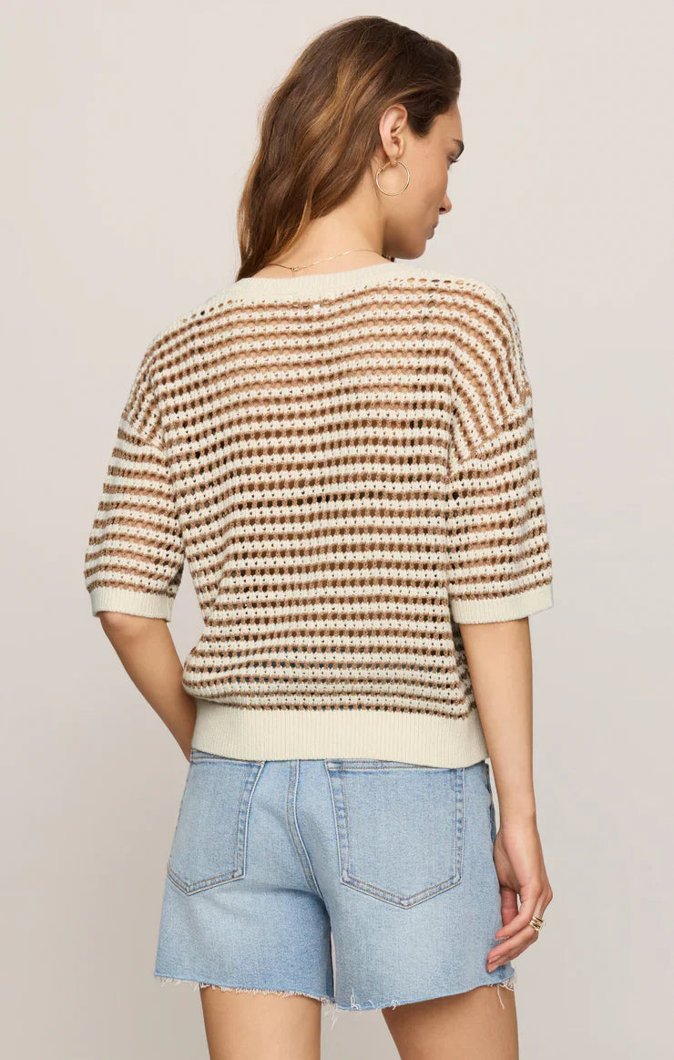 Kylo Striped Polo Sweater