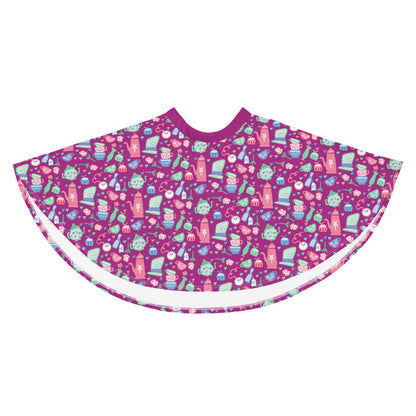 Alice in Wonderland Tea Party Skirt It's Always Time for Tea Magic Kingdom Skirt- Berry