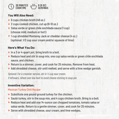 Arizona Sunset Enchilada Soup Mix