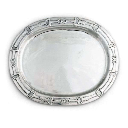 arthur court equestrian serving platter top