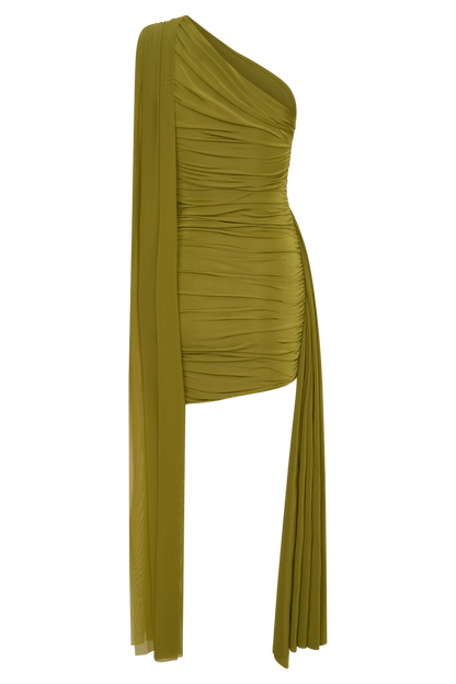 Asher Mini Dress - Olive