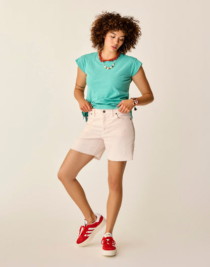 Astrid Hemp Tee: Light Jade - FINAL SALE