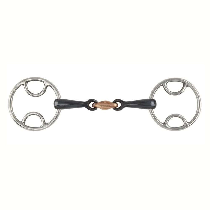 bevel smooth black sweet iron with copper peanut