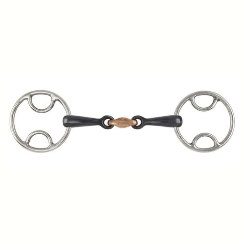 bevel smooth black sweet iron with copper peanut