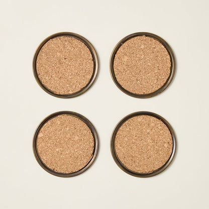 Brass Coasters - Set of 4