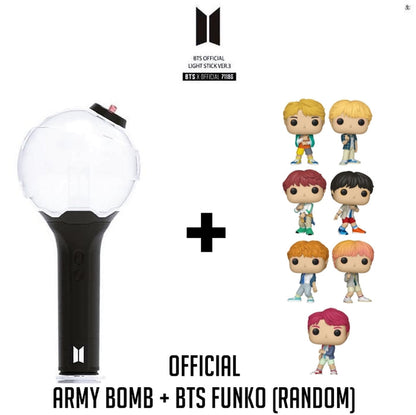 ★BTS Official ARMY Bomb Light Stick Ver.3 + BTS Funko Pop (Free Shipping w/Tracking Number).