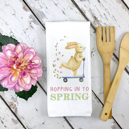 Bunny Farmhouse Tea Towel