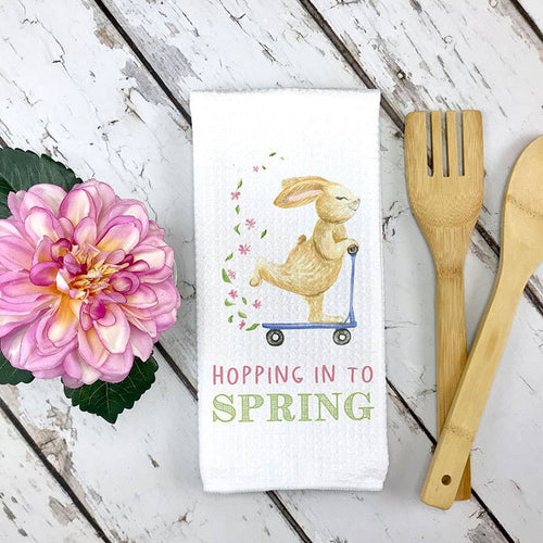 Bunny Farmhouse Tea Towel