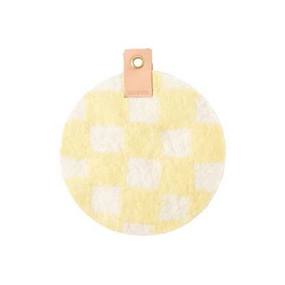 Checked Wool Trivet Eleish Van Breems Home