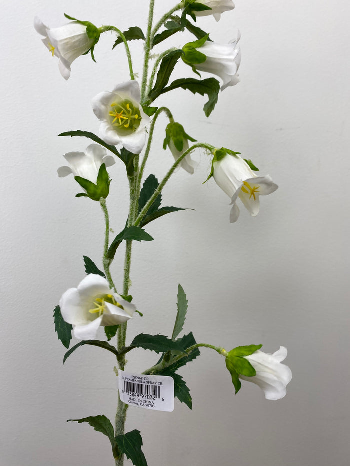 Cream Campanula Spray