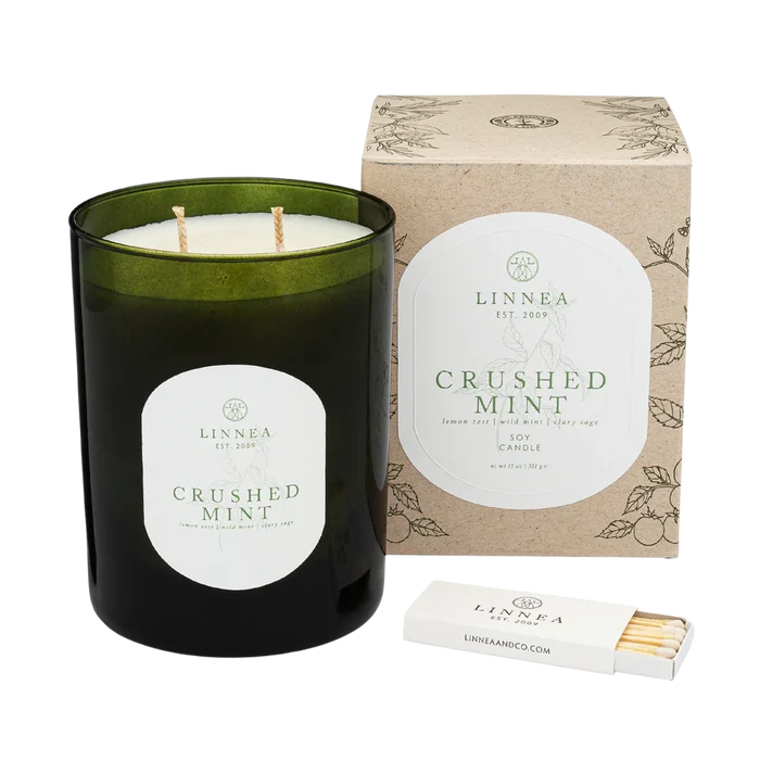 Crushed Mint Large Candle