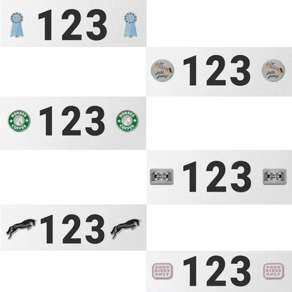 Dapplebay Horse Show Number Pins