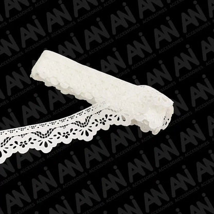 Duchess Leaf Floral Sequins Lace  2 Meter