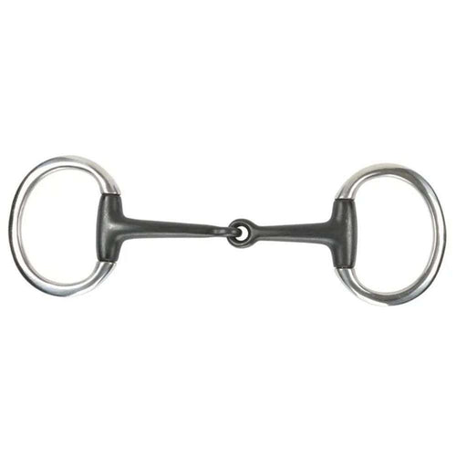 eggbutt black sweet iron bit