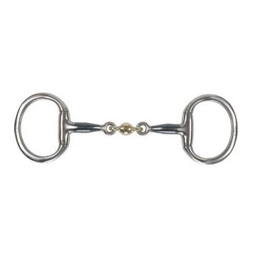 Blue Alloy Eggbutt Brass Lozenge Bit