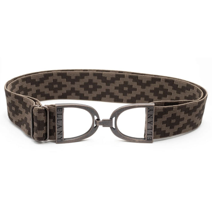 ELLANY 1.5 Copper Stirrup Chocolate Polo Belt