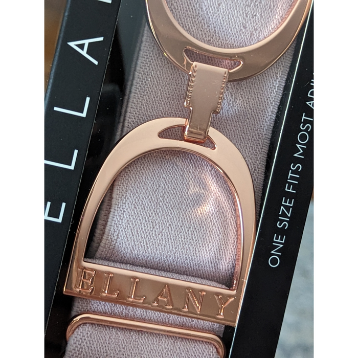 ellany pale pink rose gold stirrup