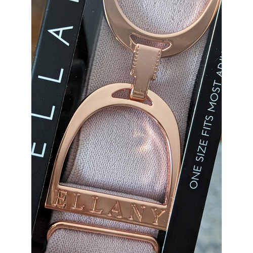 ellany pale pink rose gold stirrup