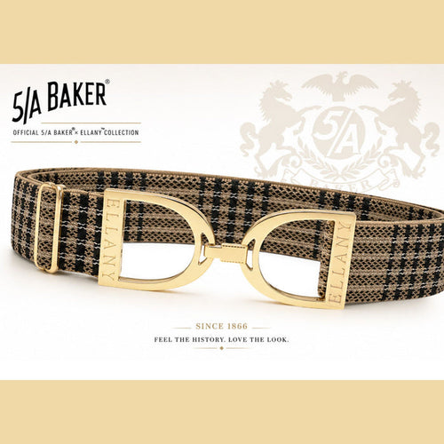 ELLANY 5/A Baker Belt - Gold Buckle