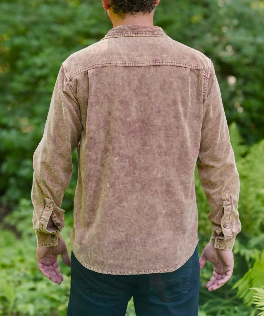 One World Brothers Woodlands Washed Corduroy Shirt