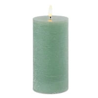Wax jade Fia LED flameless candle 3 x 6 inch for transitional home decor from Magnolias Home Decor