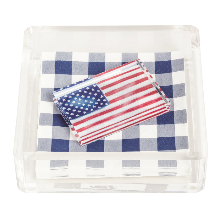Flag Napkin Caddy Set