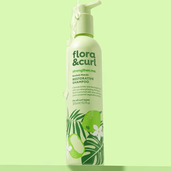 Flora & Curl Baobab Marula Restorative Shampoo 300ml