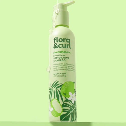 Flora & Curl Baobab Marula Restorative Shampoo 300ml