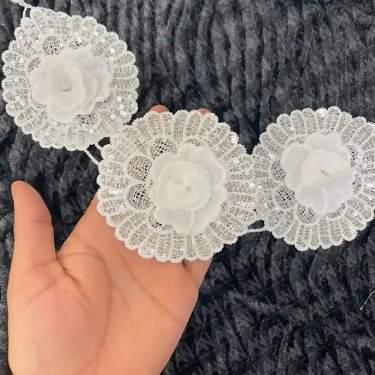 Floral Sequins Lace | 2 Meter
