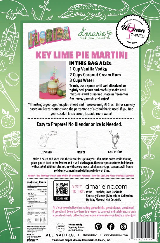 Florida Key Lime Pie Martini Slush Mix