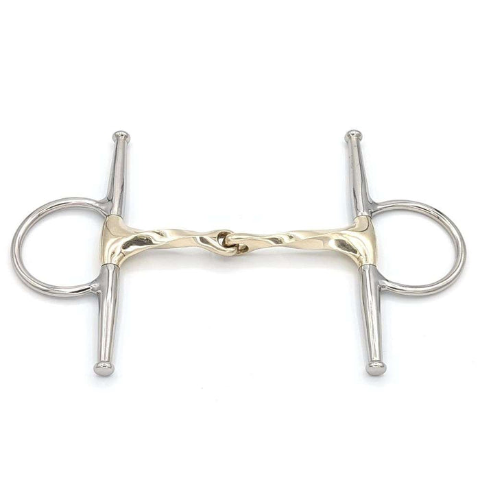 full cheek twisted brass bit