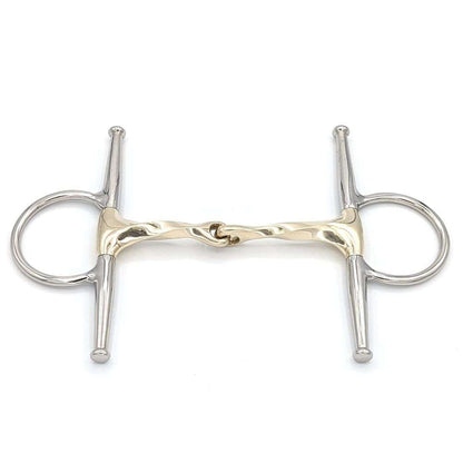 full cheek twisted brass bit