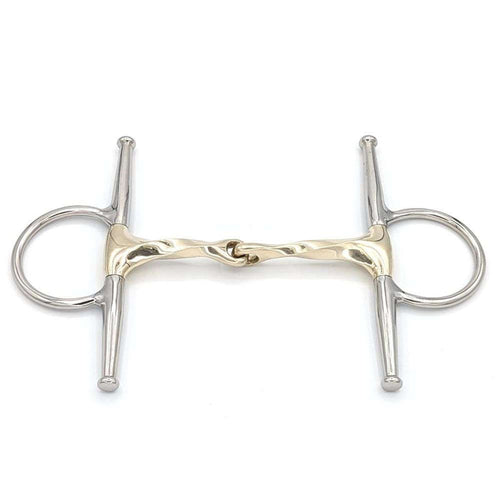 full cheek twisted brass bit
