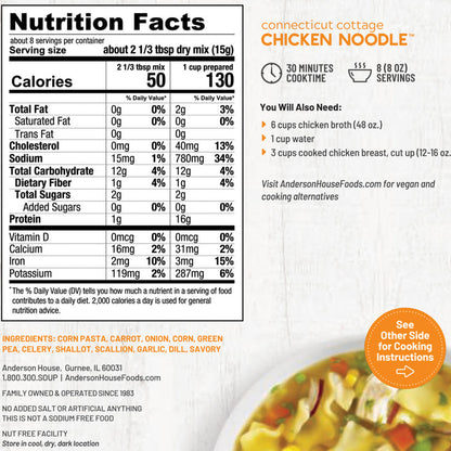 Gluten Free Chicken Noodle Soup Mix